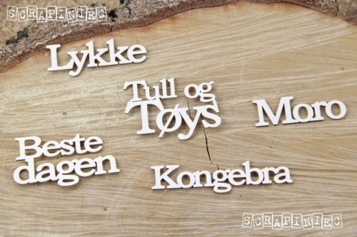 Chipboard - Innskripsjon - Kongebra