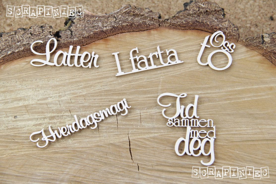Chipboard - Innskripsjon - Latter