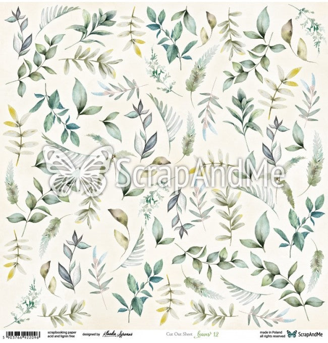 ScrapAndMe - leaves 12