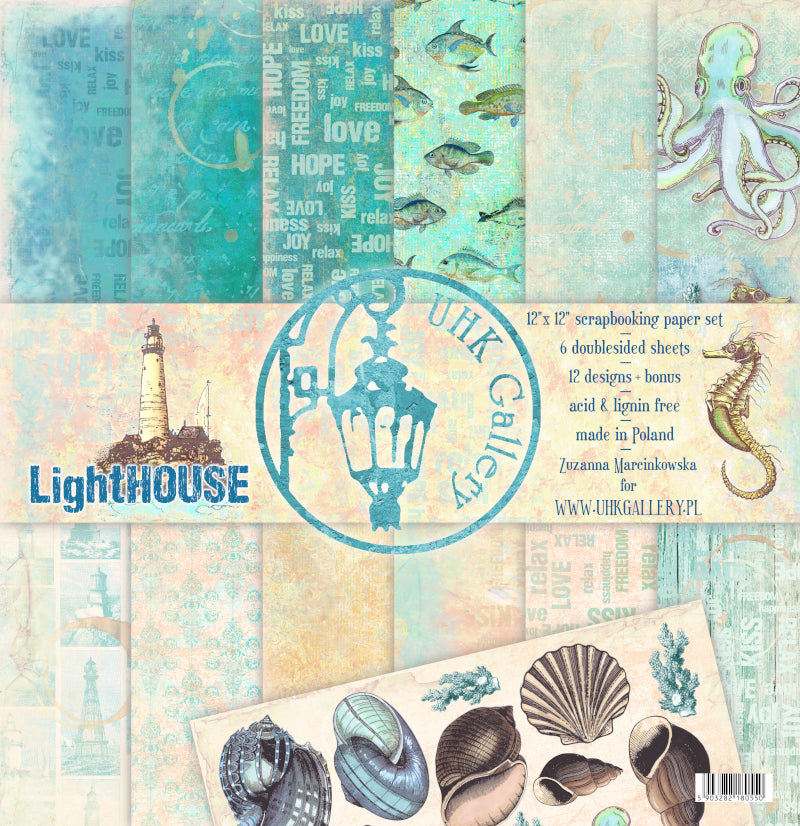 UHK GALLERY -Lighthouse 12x12"
