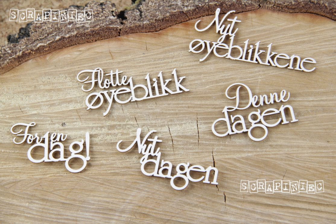 Chipboard - Innskripsjon - Nyt dagen