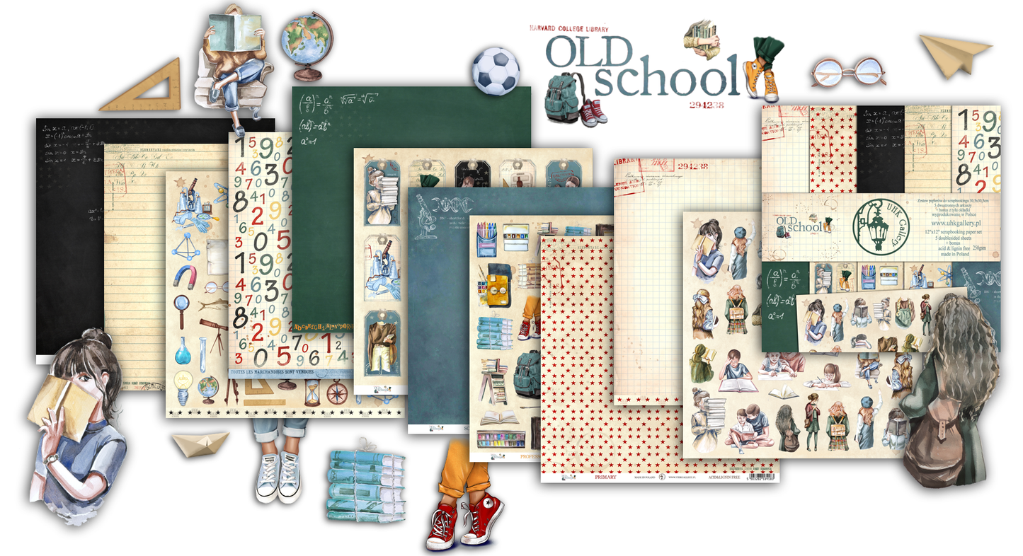 UHK GALLERY - Old School 12x12"