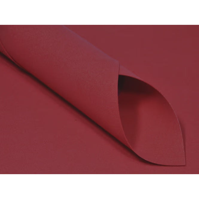 Foamiran – silkemyk skum for blomster og dekorasjoner - rød