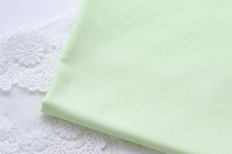 Ferdig stivnet bomullsstoff – perfekt til stoffblomster - pistasj