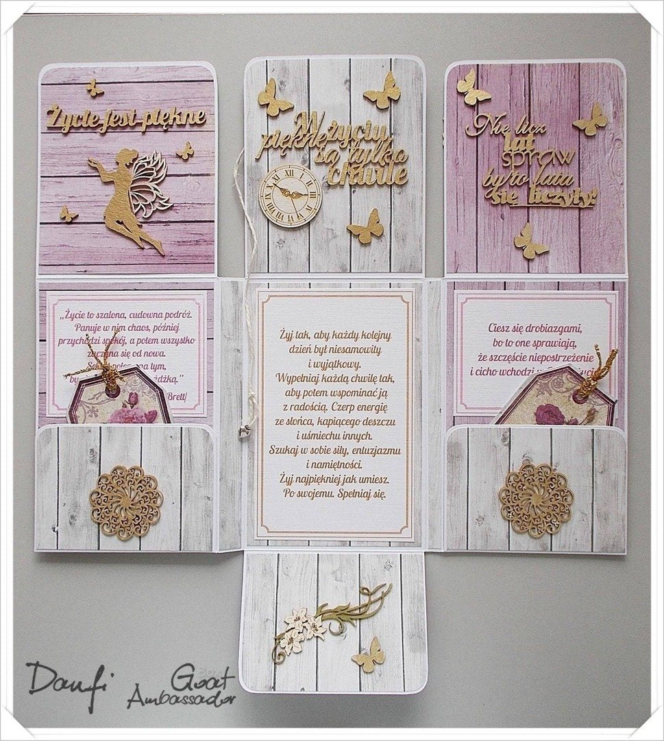 Albumbase Trifold 10x15cm - hvitt