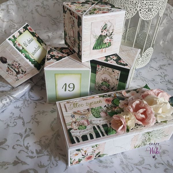 Pop Up Cube – “Hoppende” boks - hvitt