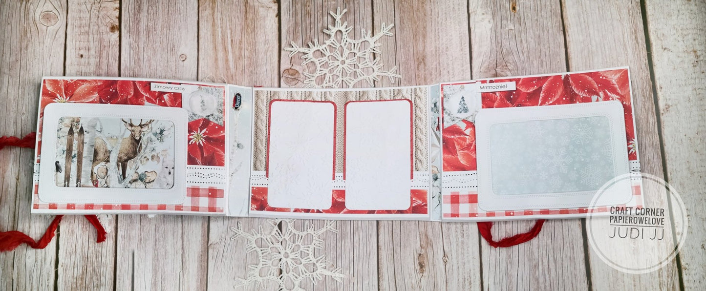 Albumbase Trifold 15.5x20,5cm - hvitt