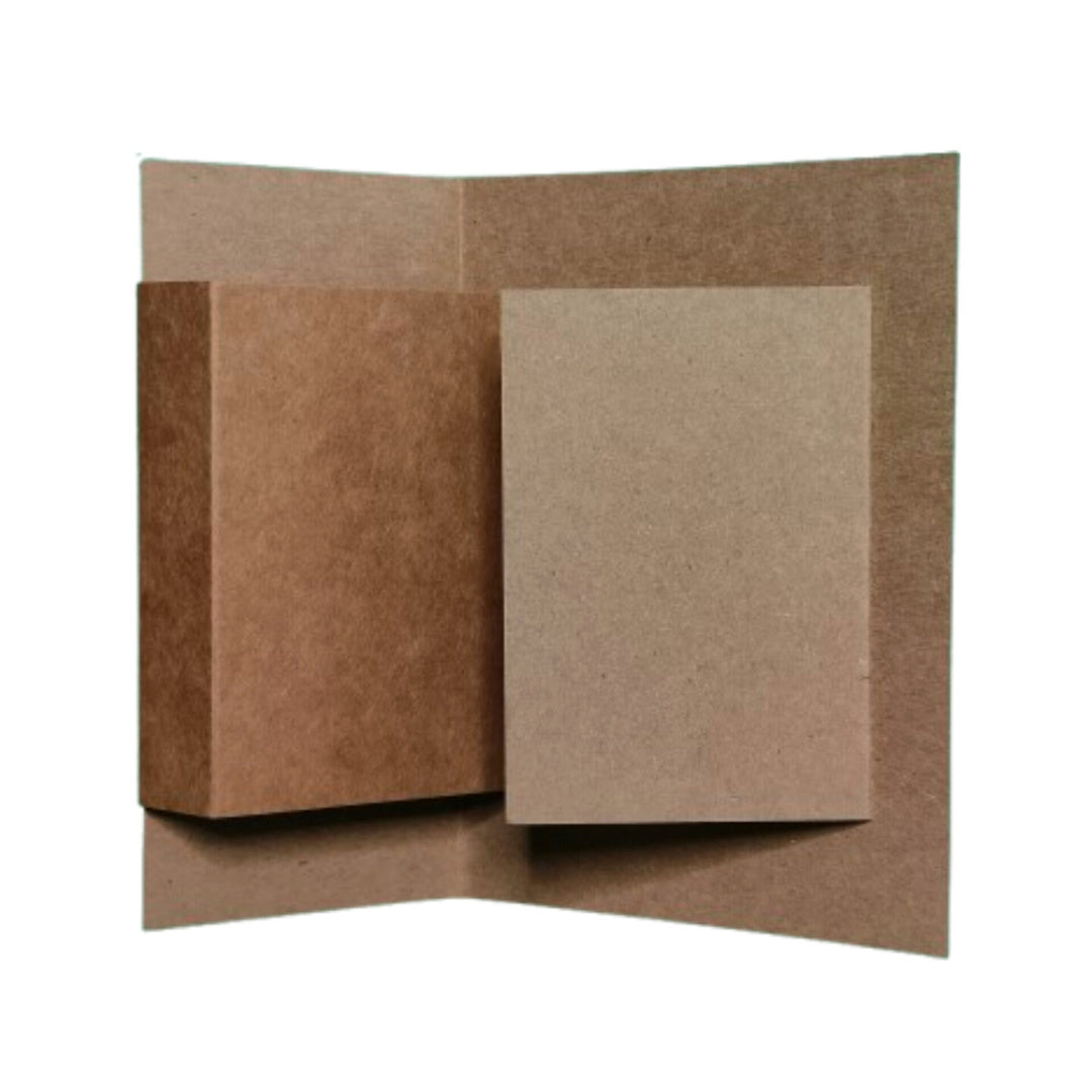 Kortbase Z-fold kraft