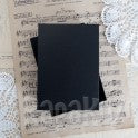 Korteske A6 svart - 11,7x16,6x2,5cm