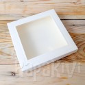 Korteske m/vindu 14,5x14,5 cm - krem