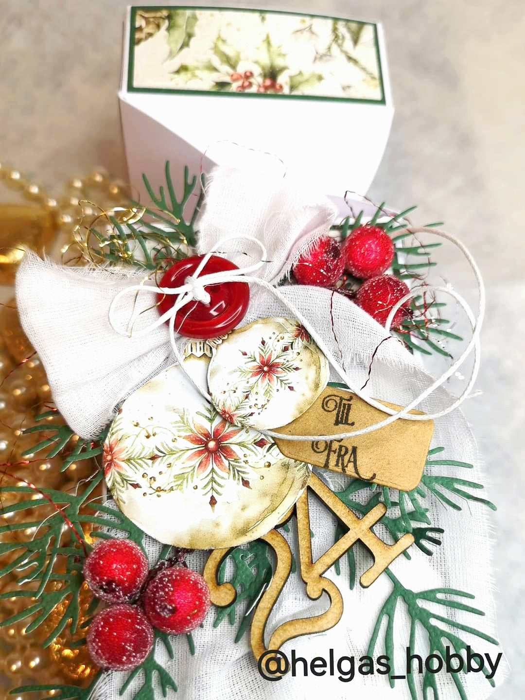 Godteriboks base - hvitt