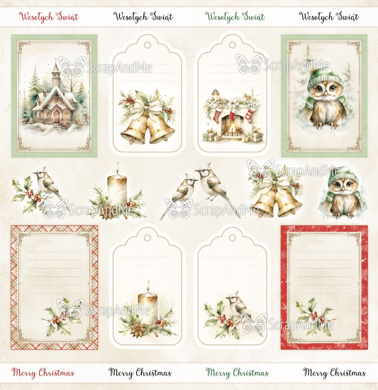 ScrapAndMe - Rustic Christmas 12x12