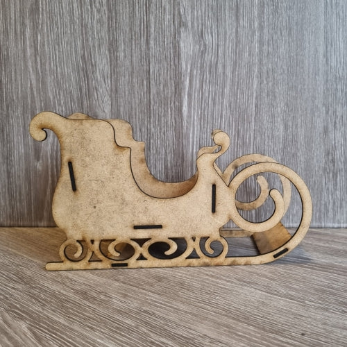 Chipboard HDF - Julenissen slede