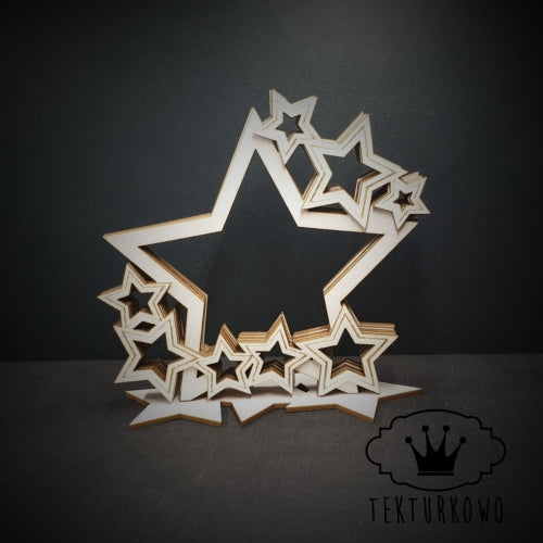 Chipboard Stanbox - Stjerne 6el