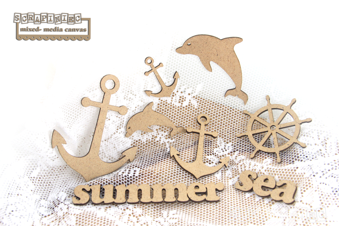 Chipboard HDF - Summer sea