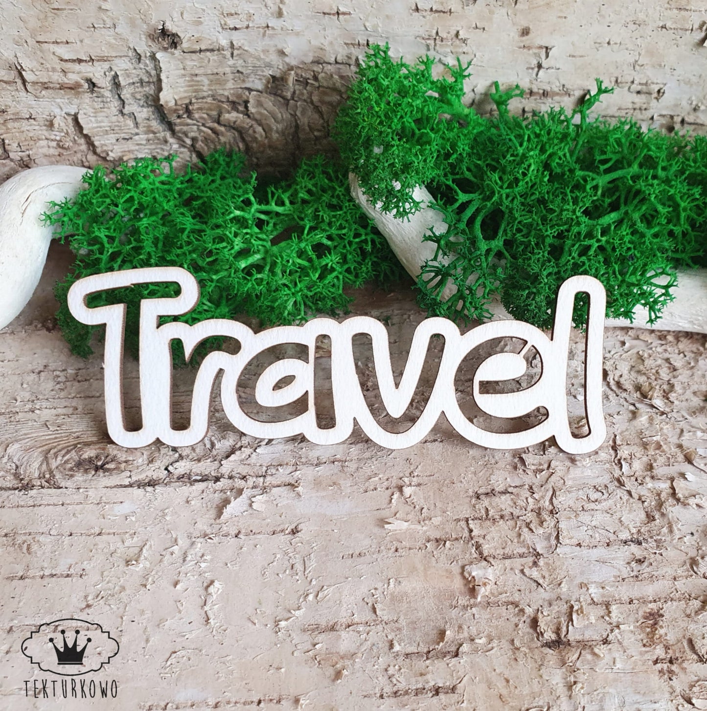 Chipboard - Innskripsjon - TRAVEL 1