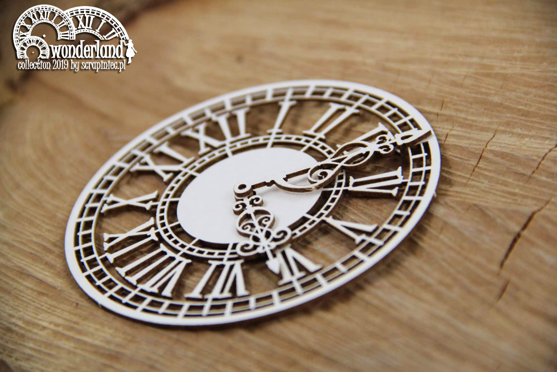 Chipboard - Wonderland klokke