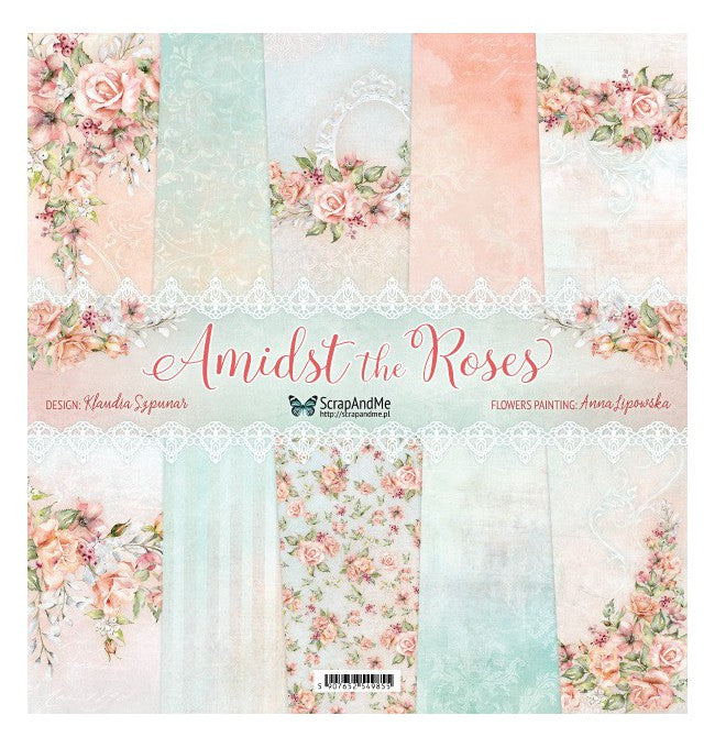 Scrapandme - Amidst the roses 12x12"