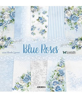 ScrapAndMe - Blue Roses 12x12"