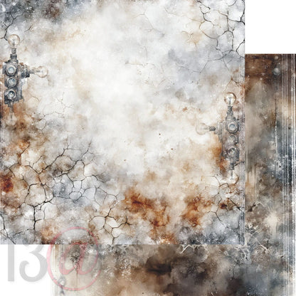 13arts - Grungy winter 12x12"