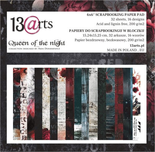 13Arts - Queen of the night 6x6"