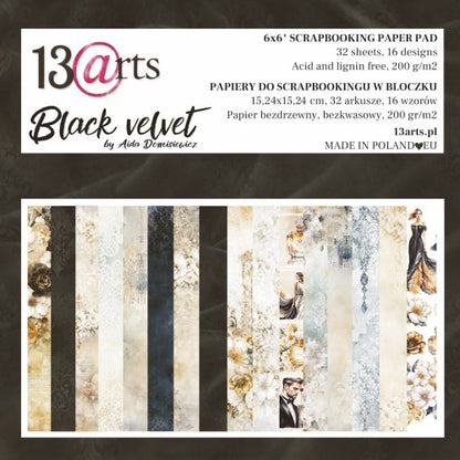 13Arts - Black Velvet 6x6"