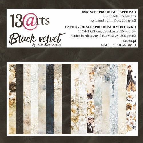 13Arts - Black Velvet 6x6"