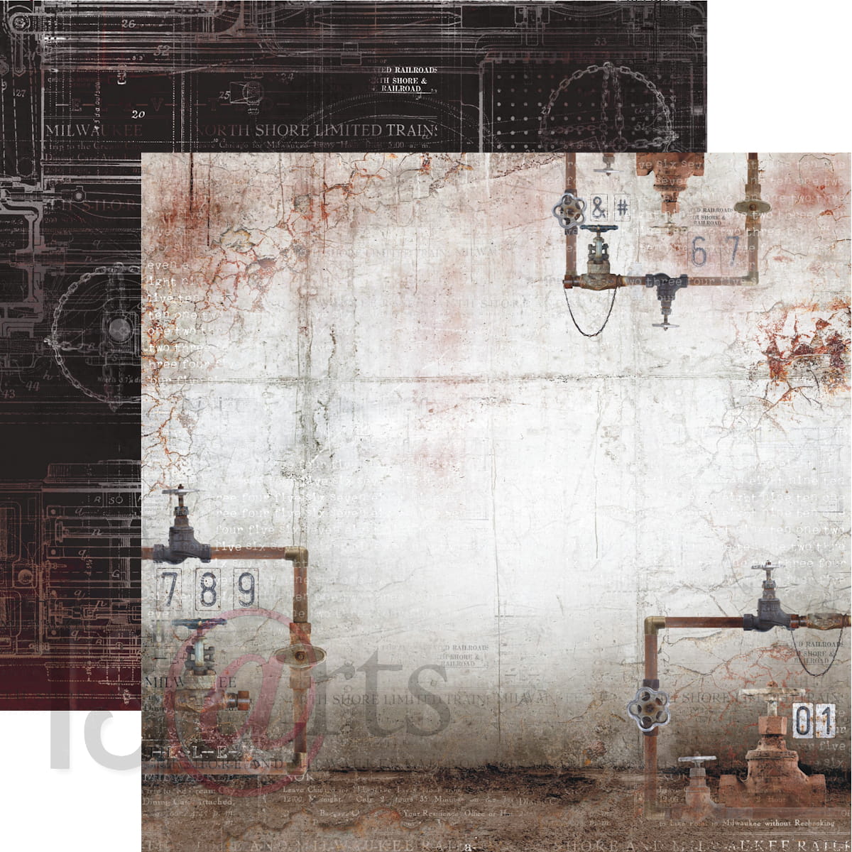 13arts - Industrial zone 12x12"