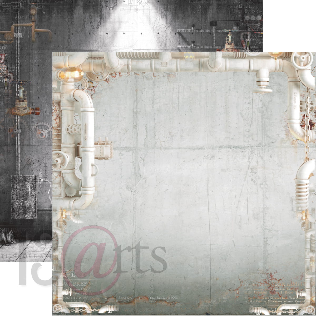 13arts - Industrial zone 12x12"