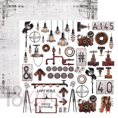 13arts - Industrial zone 12x12"