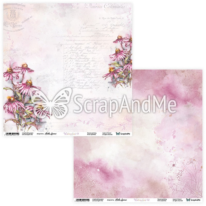 ScrapAndMe - Watercolors 12x12