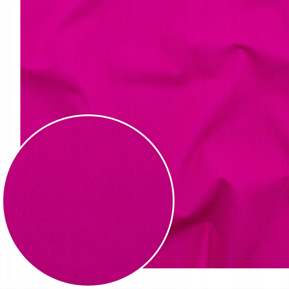 Ustivet bomullstoff - Fuksia