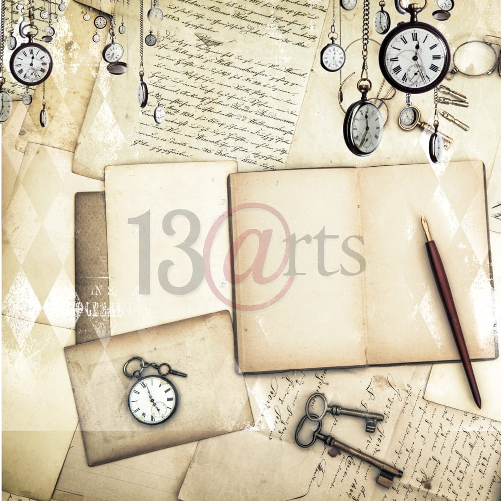 13Arts - Back in Time 12x12"