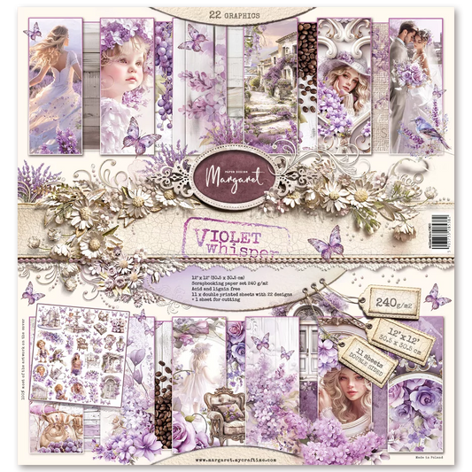 MyCrafTime -Violet Whisper -  12x12"