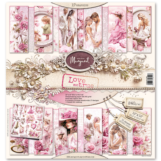 MyCrafTime - Love me true 12x12"