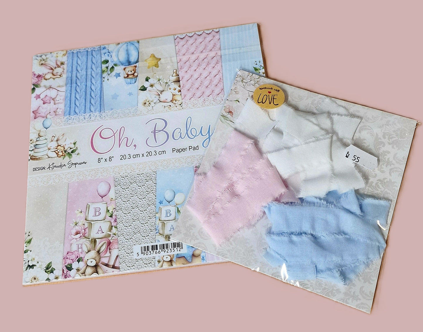 Baby Dream - hand dyed ribbon