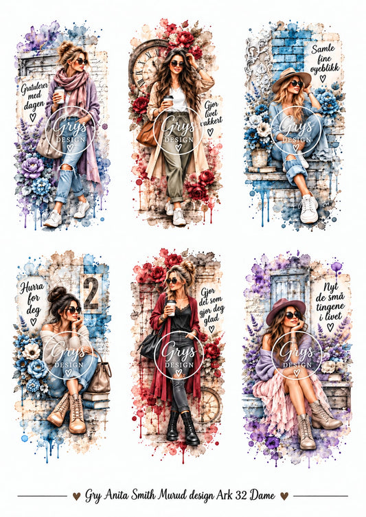 Gry Anita Smith Murud design -Dame Ark nr 32