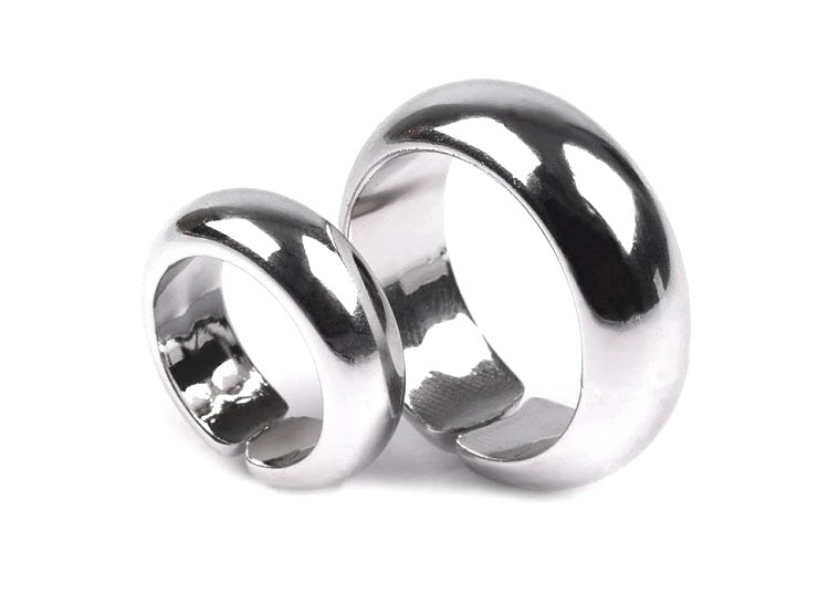 Dekorative ringer 18 mm og 23 mm – sølv