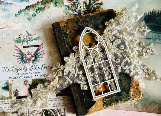 AlchemyOfArt - Chipboard Vindu - liten