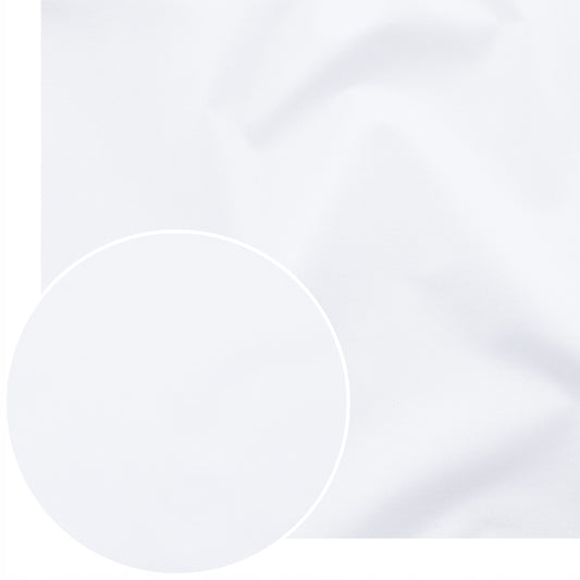 Ustivet bomullstoff - hvitt