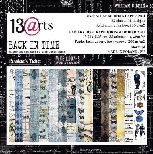 13arts - Back in Time 6x6"