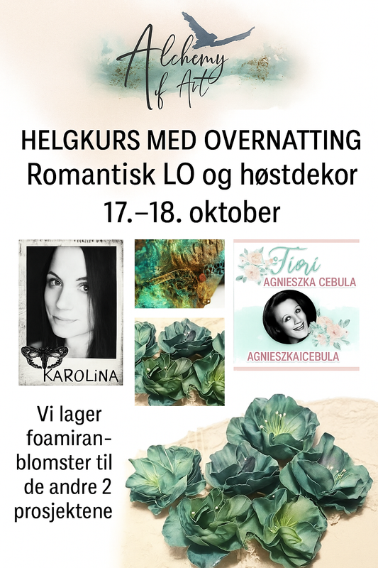 Helgkurs med Karolina fra AlchemyOfArt
