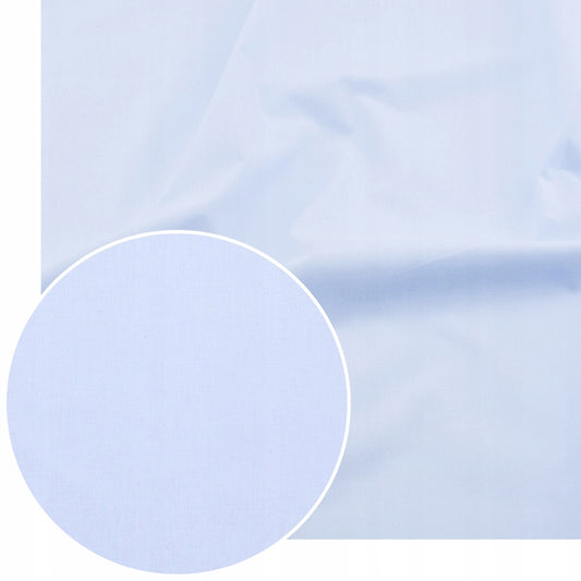 Ustivet bomullstoff - himmeblå