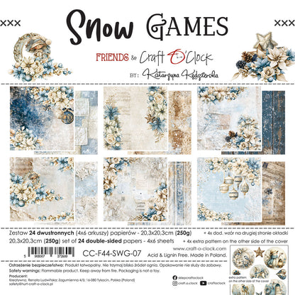 Craft o`clock - Snow Games 8x8" mix