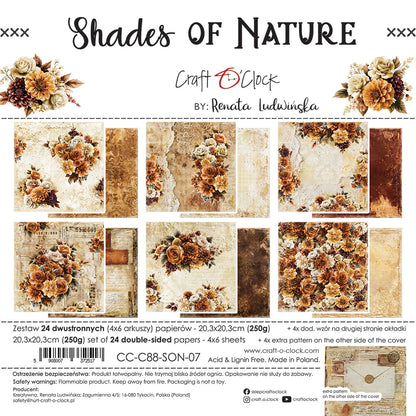 Craft o`clock - Shades of nature 8x8"