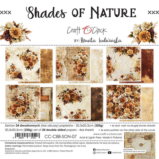 Craft o`clock - Shades of nature 8x8"