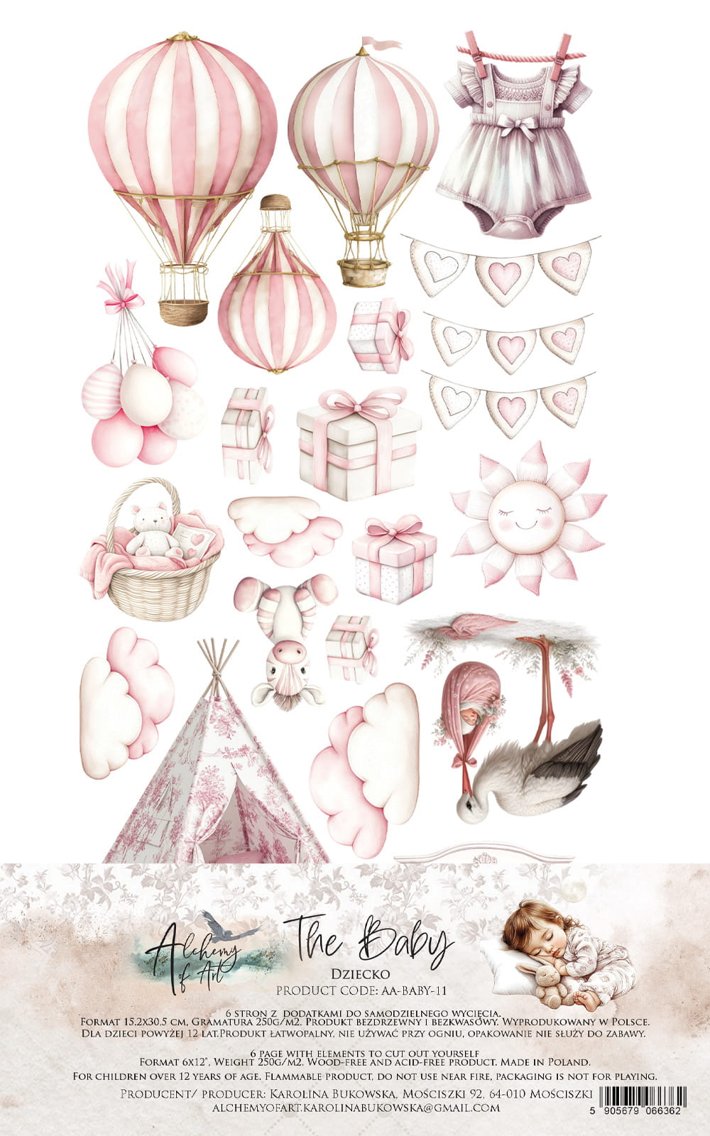 AlchemyOfArt - The Baby Girl - klippeblokk