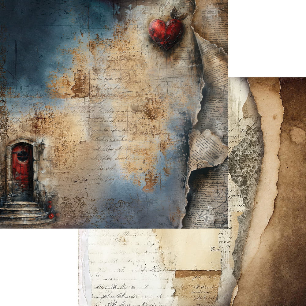 AlchemyOfArt - Behind close door 8x8"