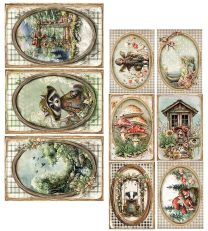 Alchemyofart - Friends of the forest - klippeblokk tag-er