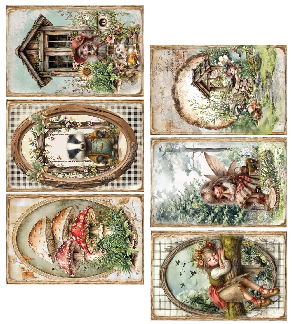 Alchemyofart - Friends of the forest - klippeblokk tag-er